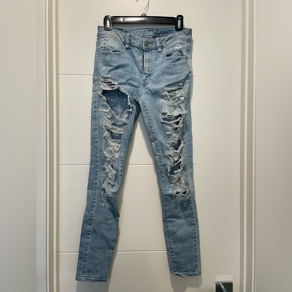 2 for $25🎉 American Eagle | ripped skinny jeans / leggings | size 6